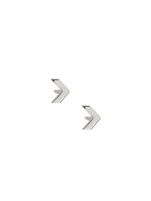 Jac+Jo Arrow Tail Studs | 925 Rhodium Plated Sterling Silver