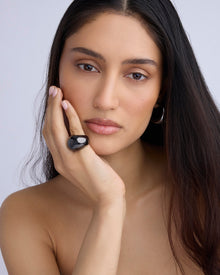 Dylan ring - side view | 14k gold rings