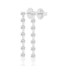 1.00 CT Round Lab-Grown Diamond | Earrings | 14K White Gold | G Color | VS Clarity