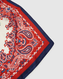 Jolene Fashion Scarf | Red/Navy