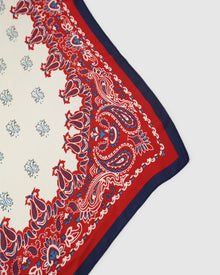 Jolene Fashion Scarf | Red/Navy