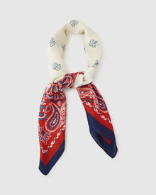 Jolene Fashion Scarf | Red/Navy