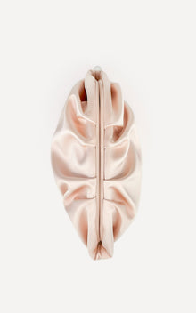 Juliet Clutch | Pink Satin