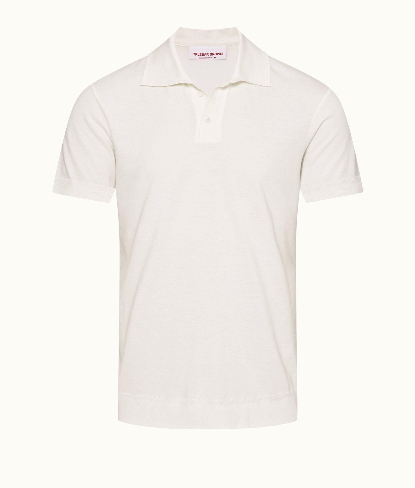 Jarrett Classic Fit Knitted Rib Polo Shirt | Sandbar