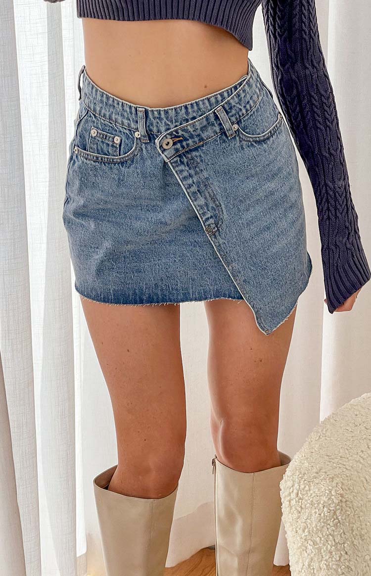 Jendi Mini Skirt | Denim