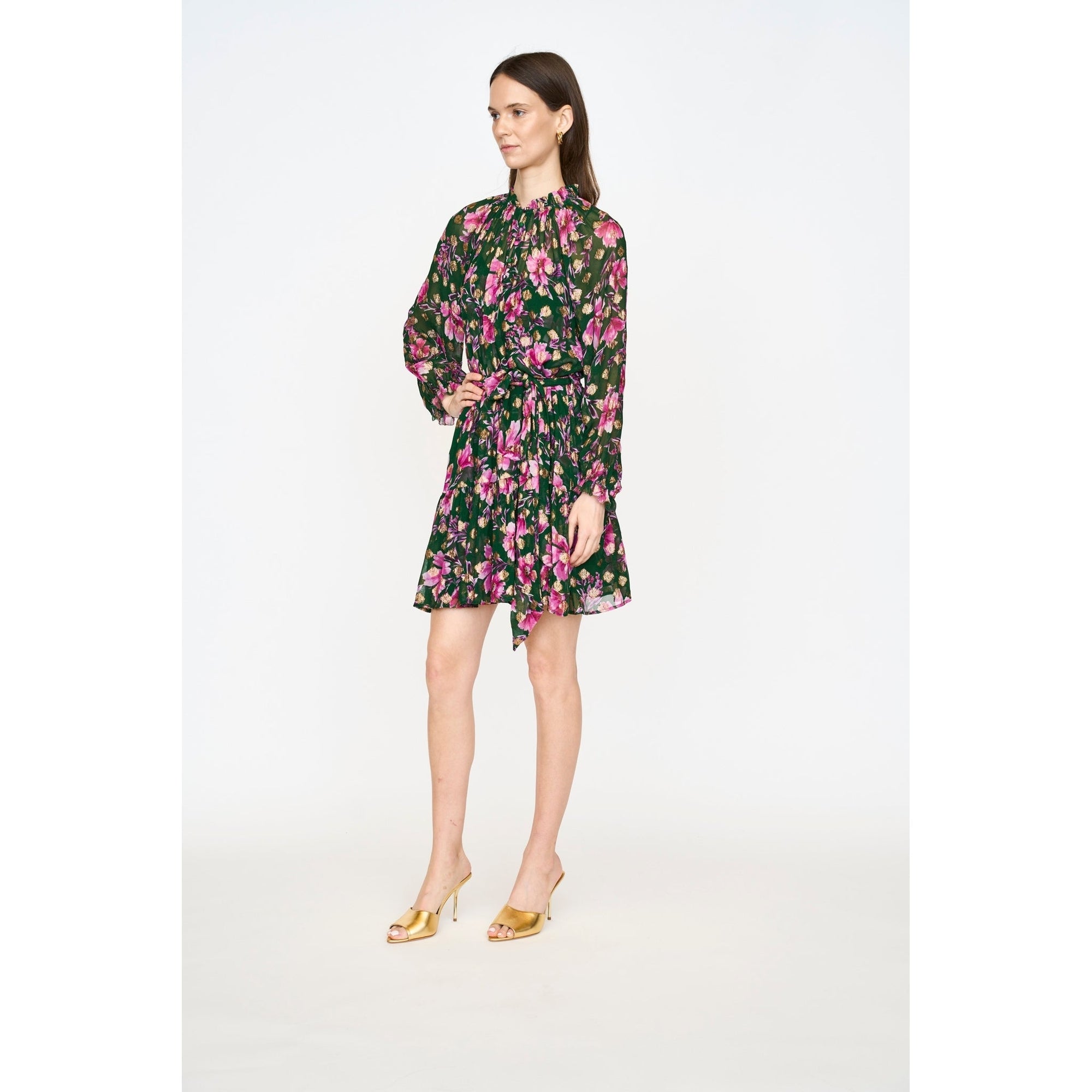 Jenny Dress | Pink Poinsettia