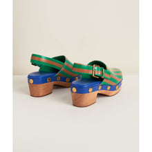 Jona Slingback Low Heel Clog | Kite Stripe