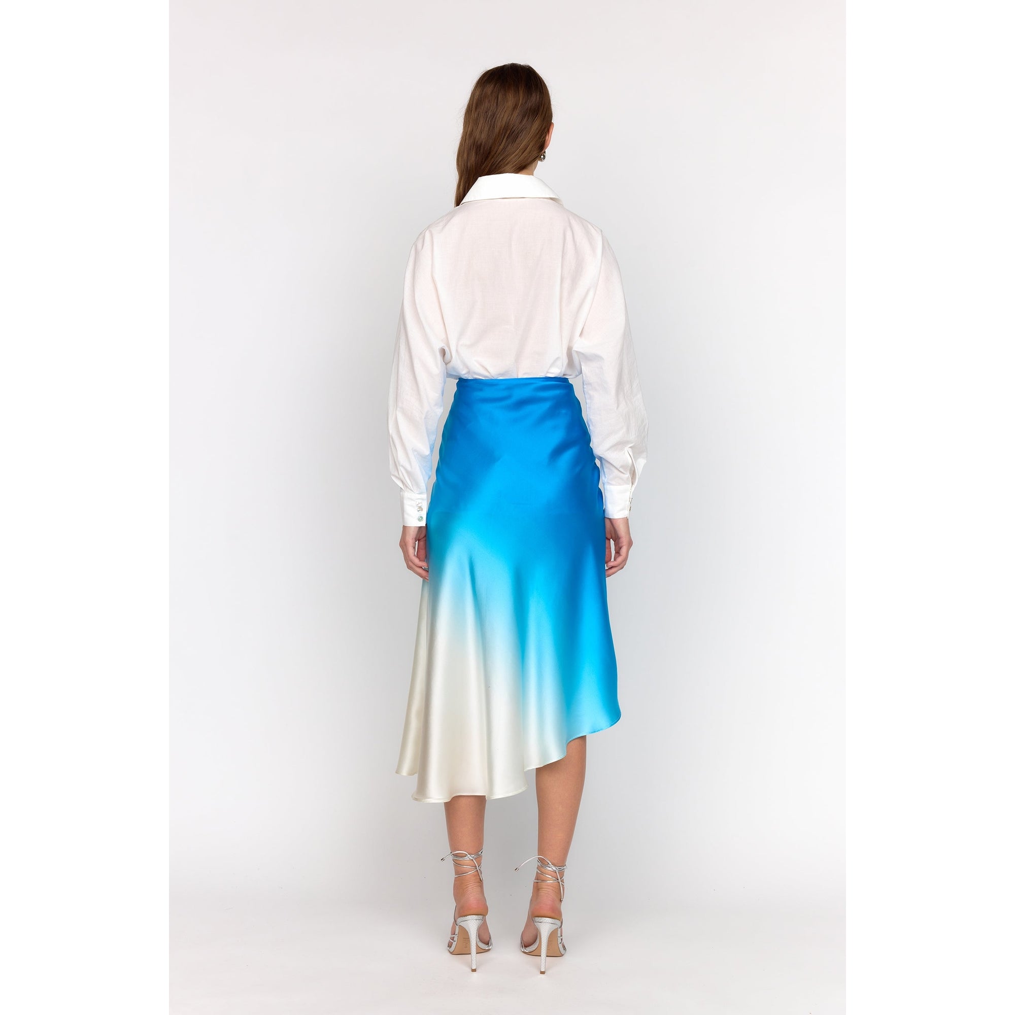 Josie Skirt | Blue Dip Dye