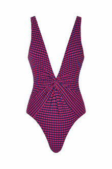 The Olivia One Piece | Fig Plaid