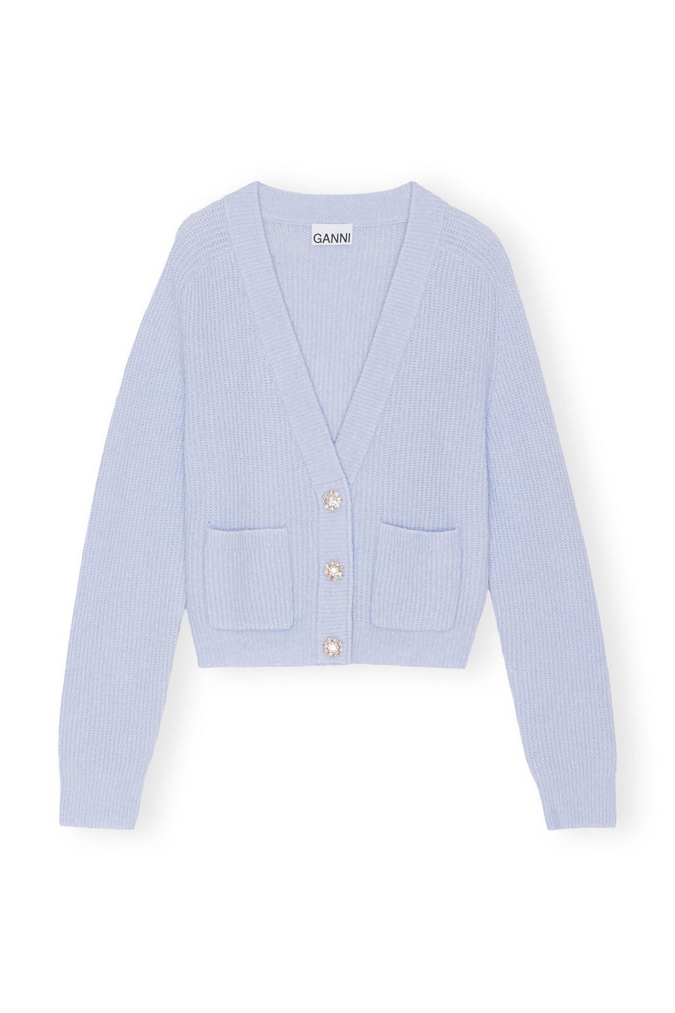 Soft Wool Cardigan | Brunnera Blue
