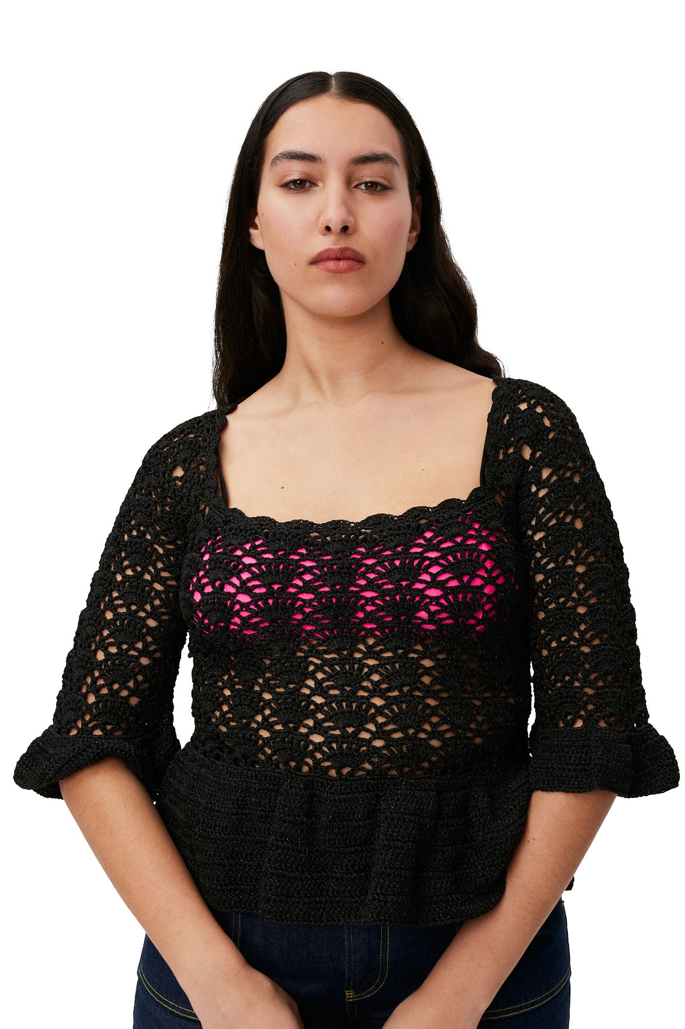 Crochet Top | Black