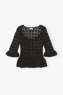 Crochet Top | Black