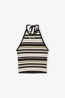 Future Viscose Rib Halterneck Top | Multicolour
