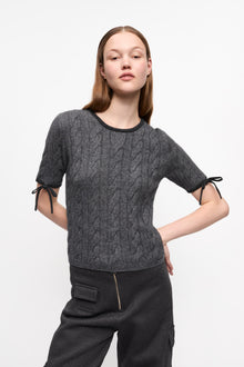 Cashmere Mix T-Shirt | Phantom