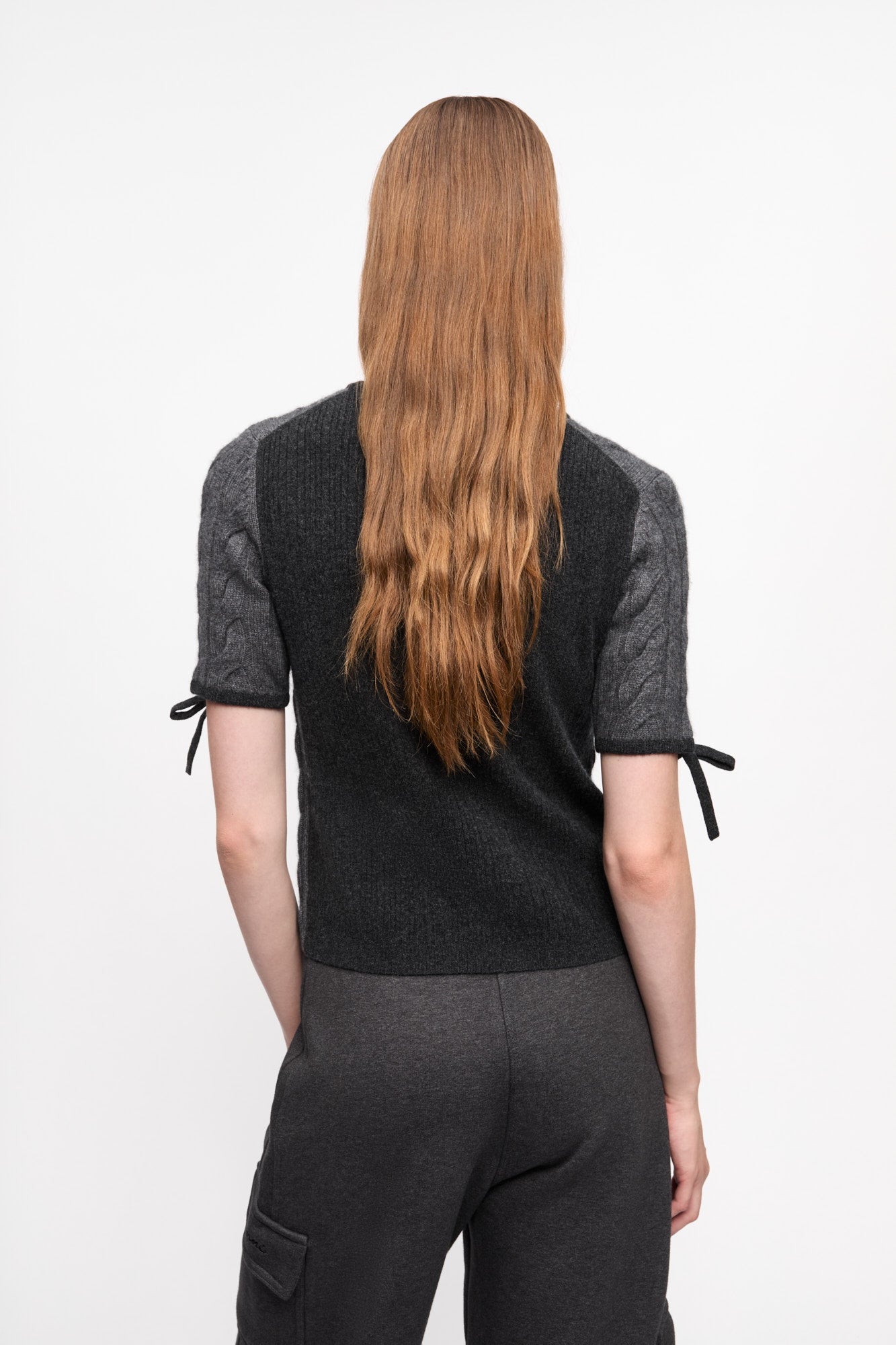 Cashmere Mix T-Shirt | Phantom