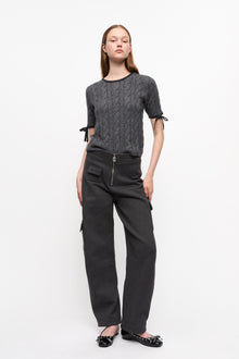 Cashmere Mix T-Shirt | Phantom