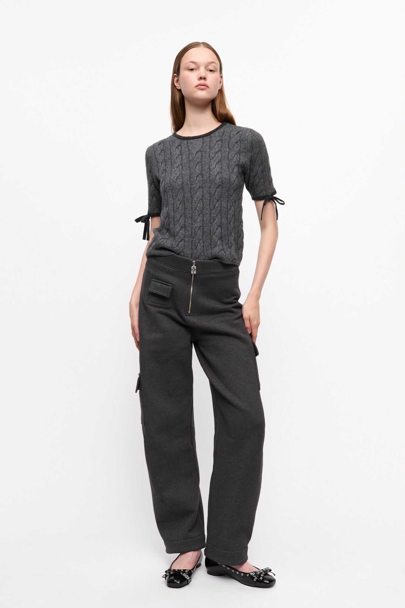 Cashmere Mix T-Shirt | Phantom