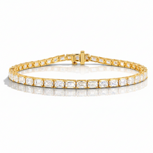 12.00 CT Emerald Natural Diamond | Tennis Bracelet | 14K Yellow Gold | J-K Color | VS Clarity