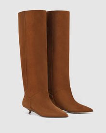 Womens | Keria Cow Suede Boot | Tan