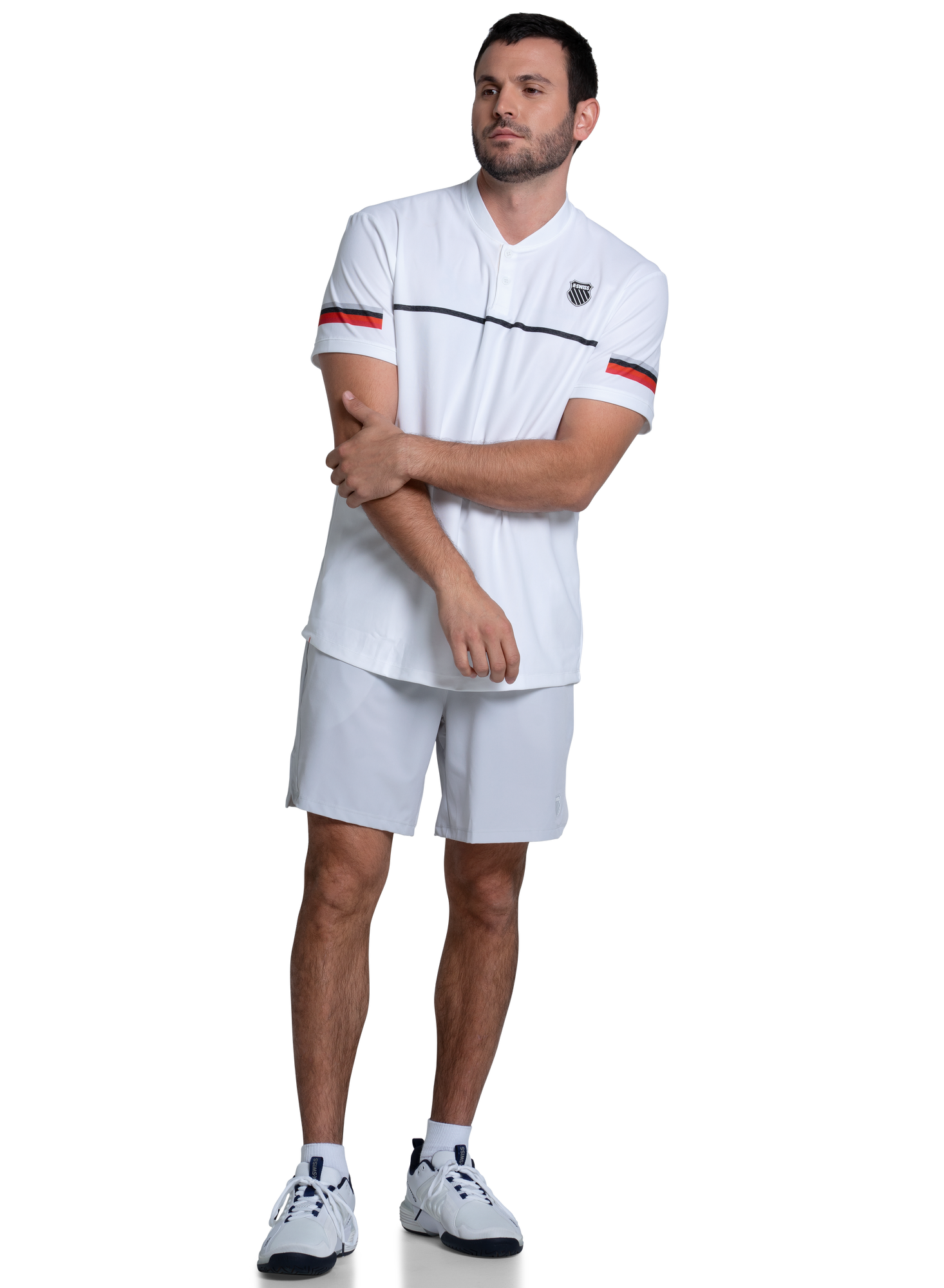 K-swiss | Men | Baseline Henley S/S | White