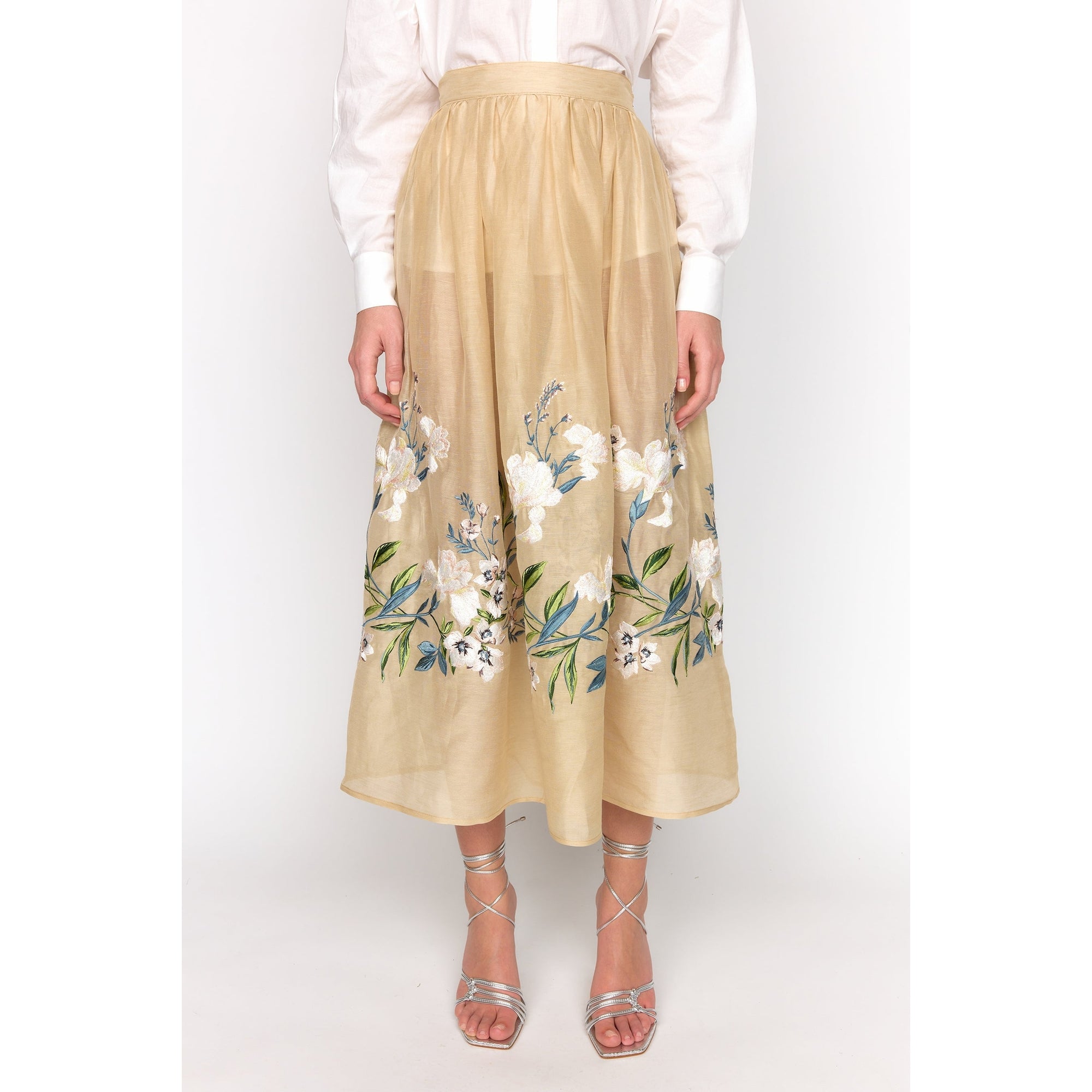 Katrina Skirt | Sand Embroidery