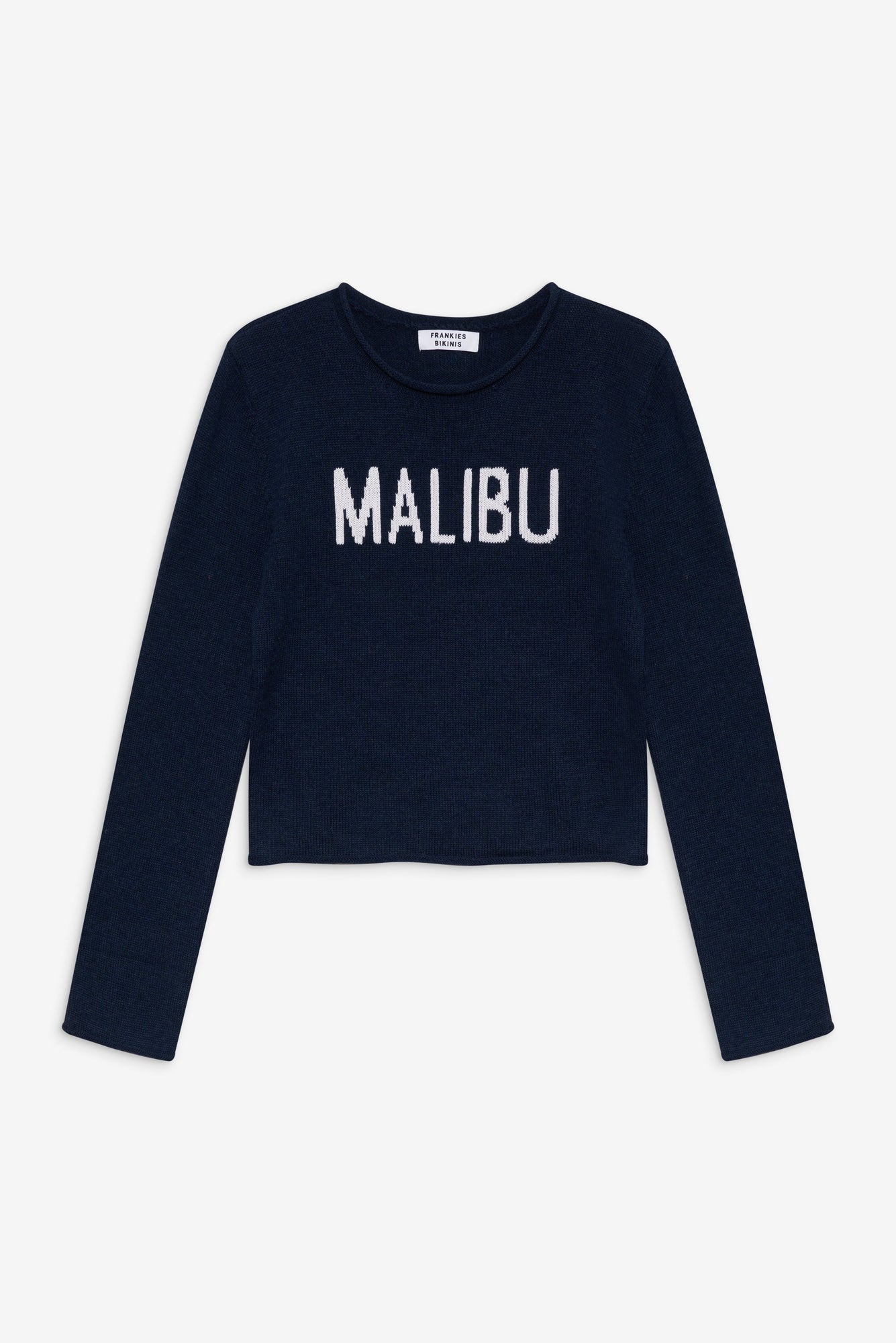 Kennedy Cotton Knit Sweater Malibu in Navy Blue 