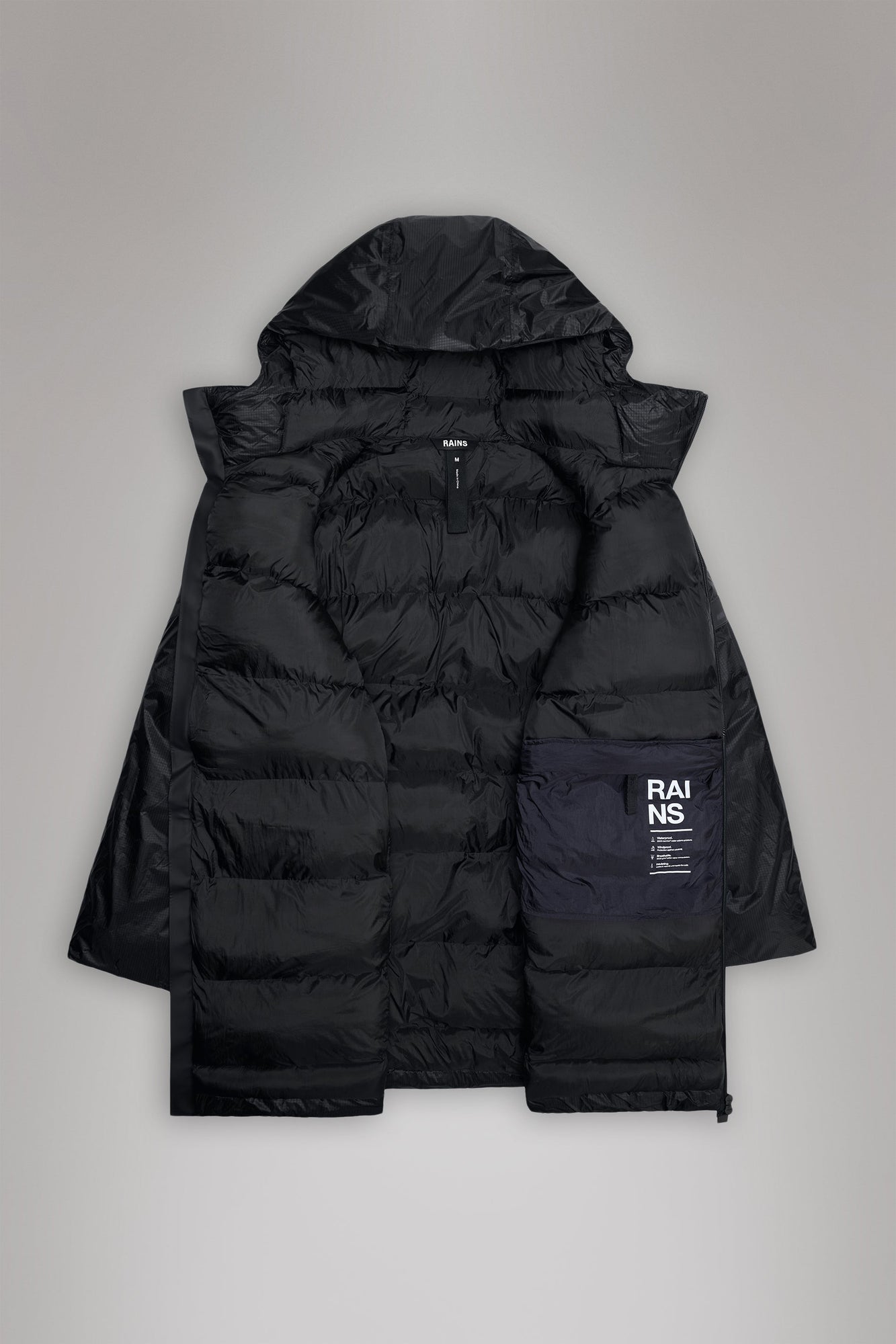 Kevo Long Puffer Jacket | Black