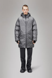 Kevo Long Puffer Jacket | Grey