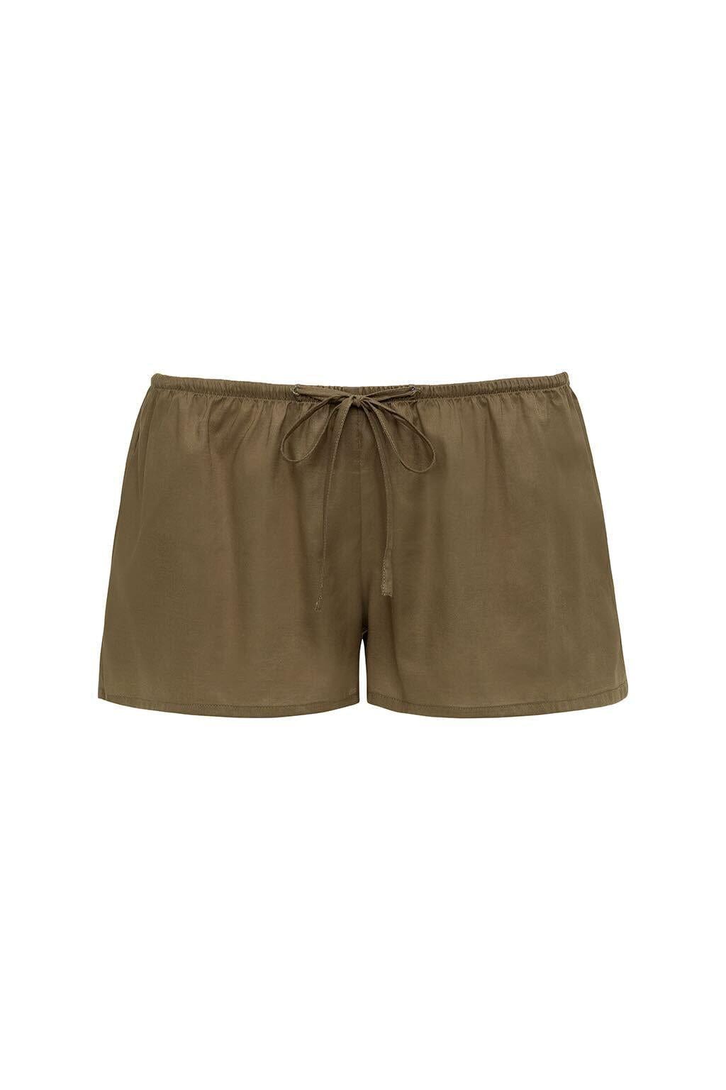 Low Rise Drawstring Short | Khaki