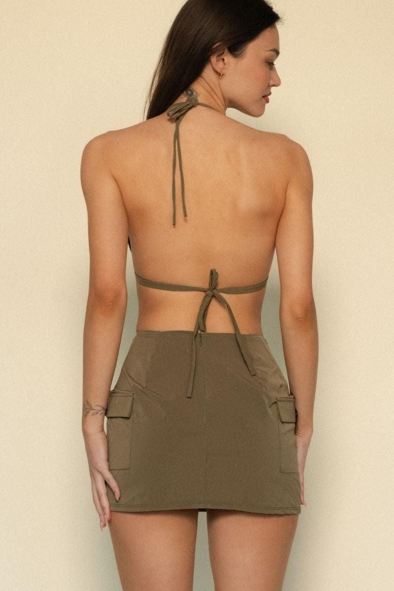 Cargo Skirt | Khaki