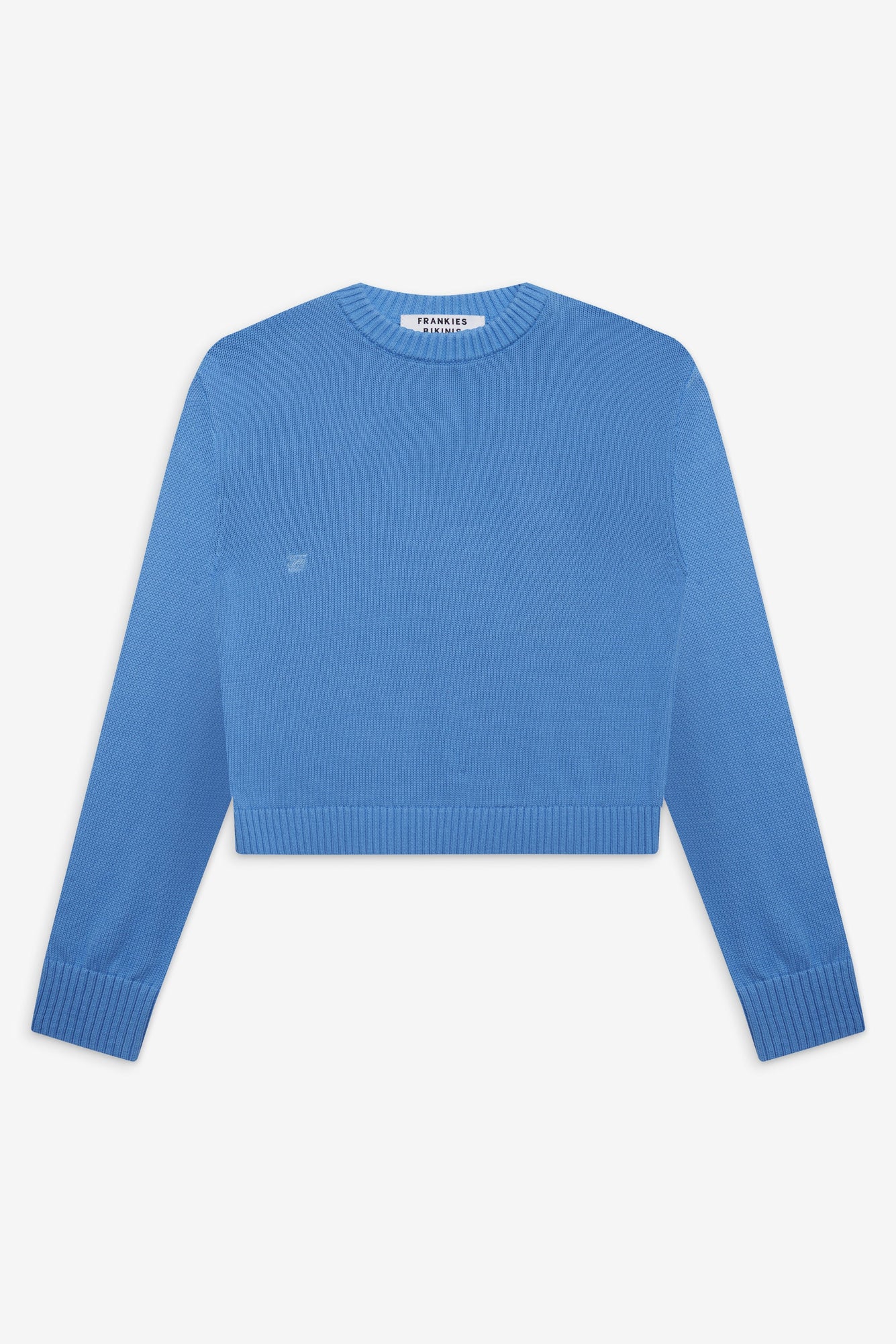 Kip cotton knit oversized boyfriend sweater blue moon