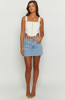 Klair Corset Top | White