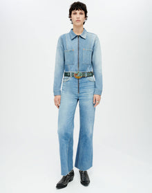 Womens | Wide Leg Jumpsuit | Indigo