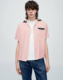 Striker Bowling Shirt | Pink/Black