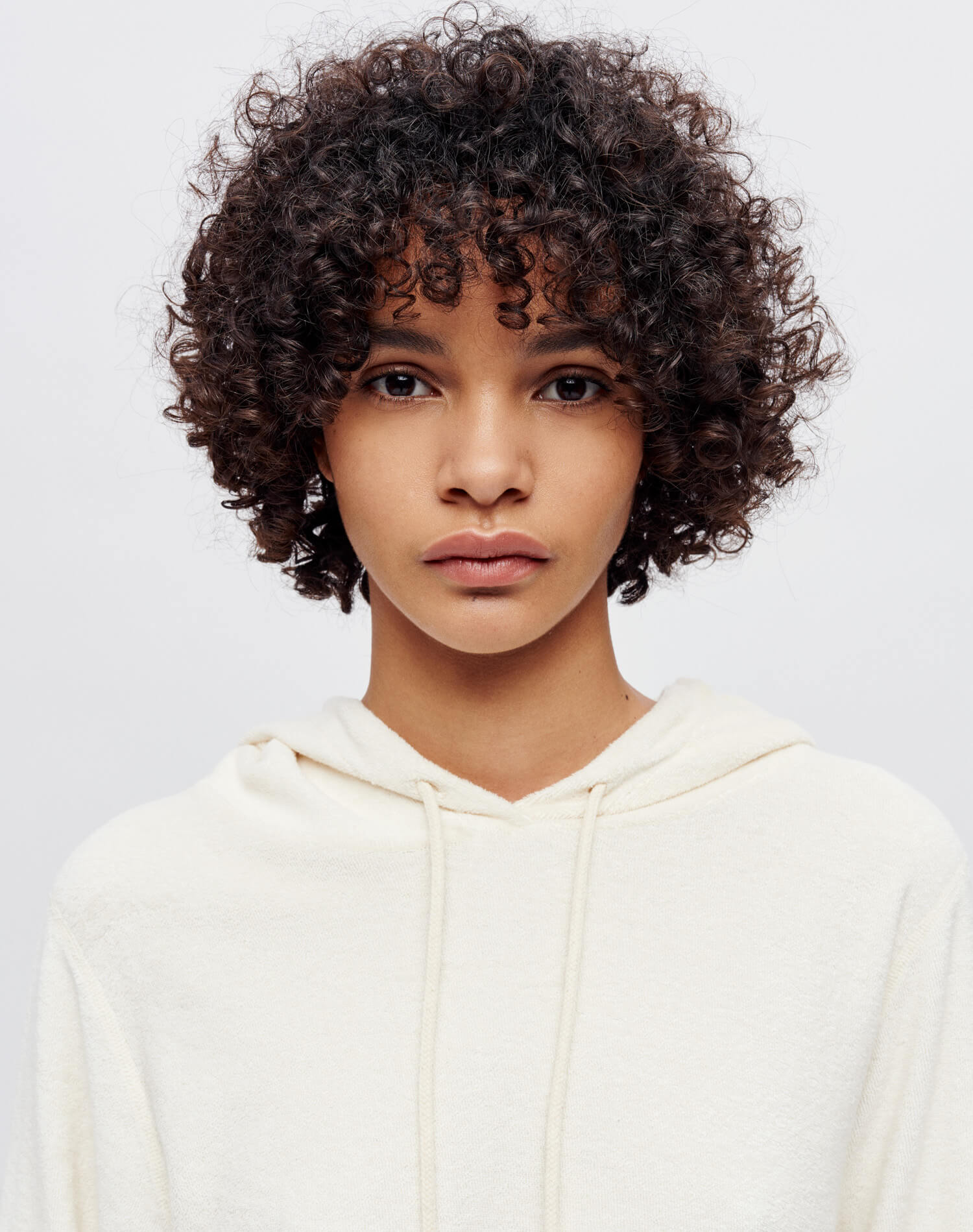 Womens | Mini Terry Hoodie | Naked