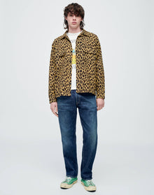 Mens | 50s Straight Bottom Shirt | Leopard