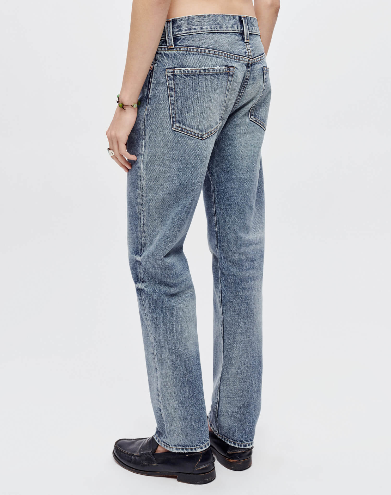 Mens | 1405 Slim | Mid Worn In Light Blue