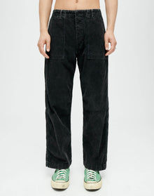 Corduroy Modern Utility Pant | Charcoal and Ash