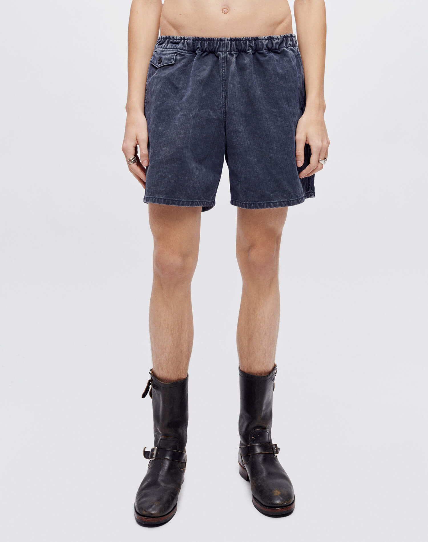 Mens | PCH Herringbone Beach Short | Antique Navy