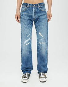 Mens | Upcycled Vintage | Sashiko 501 | One-of-a-kind | Vintage Indigo