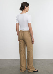 pointelle essential s/s in white