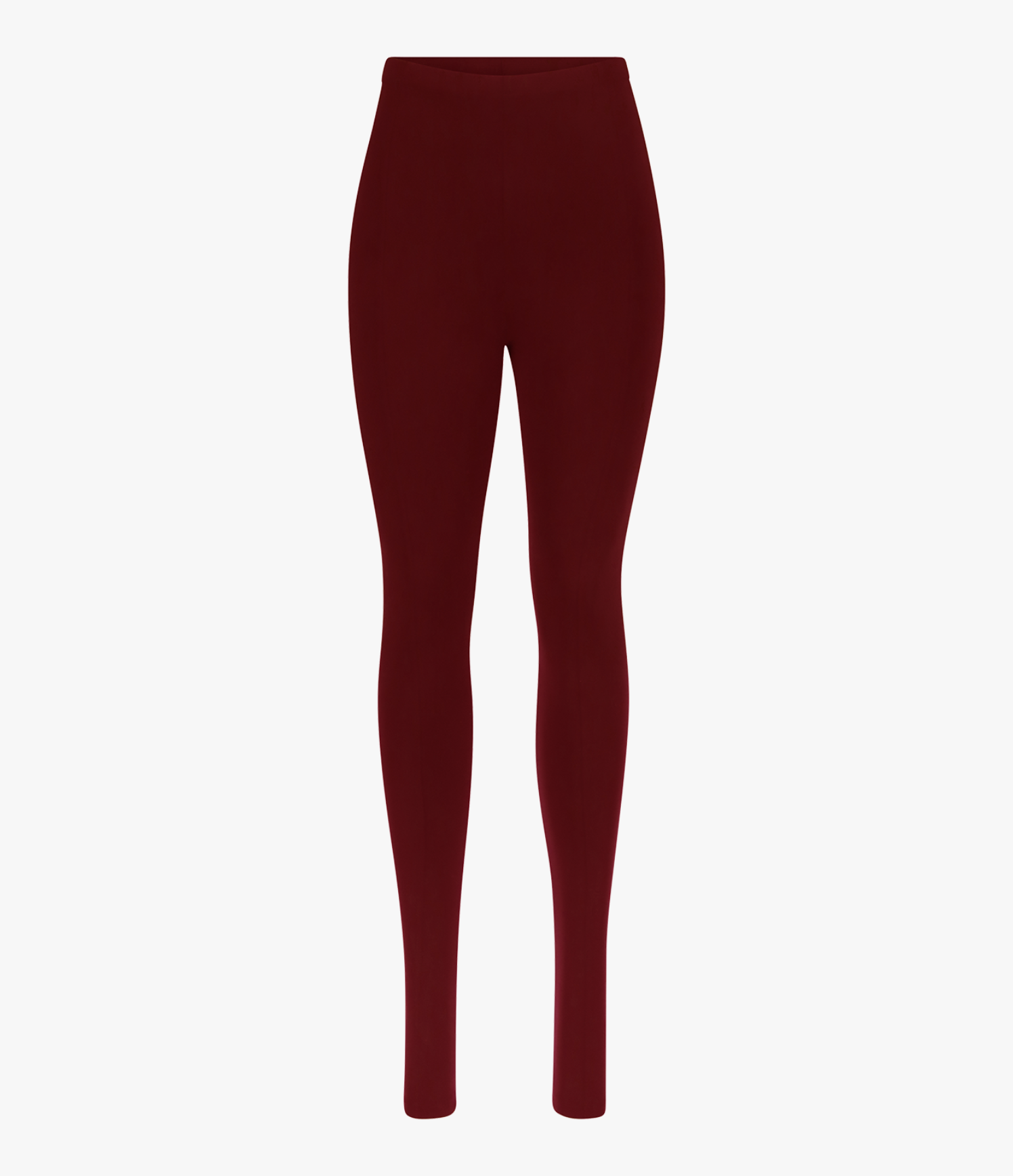 Another Tomorrow Seamed Legging in Aubergine – Jersey Women's Trousers
