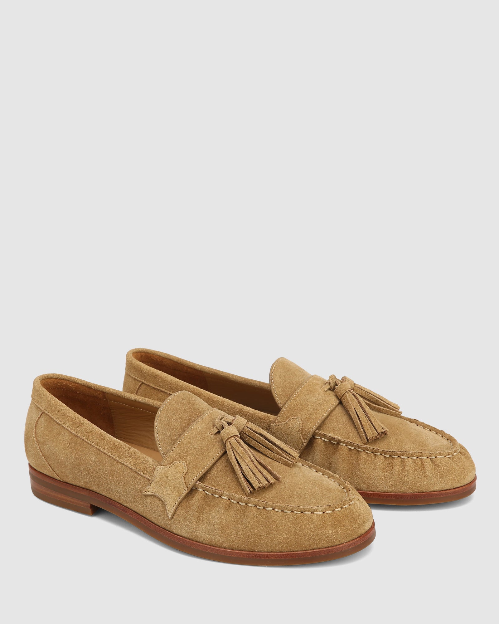 Mens | Lido Cow Suede Loafer | Tan