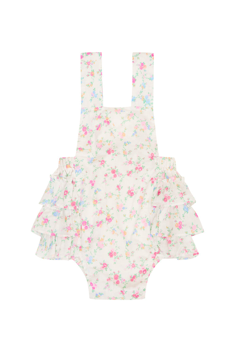 Baby Lindy Cotton Floral Pinafore | Confetti Bloom