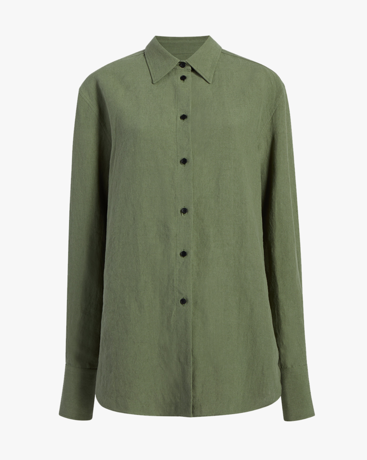 Another Tomorrow Linen Oversized Men's Shirt in Fern – Linen