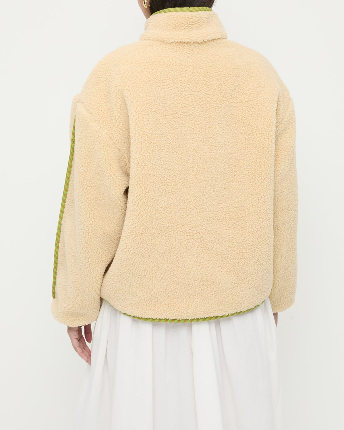Color: Natural/Lime Check