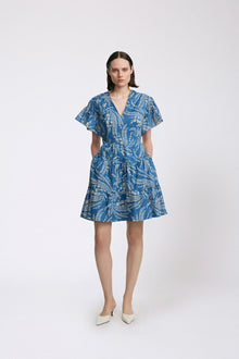Wisteria Voile Dress | Blue