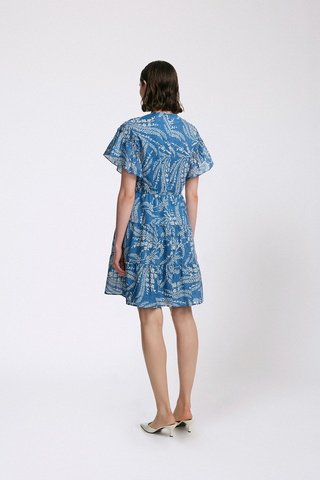 Wisteria Voile Dress | Blue