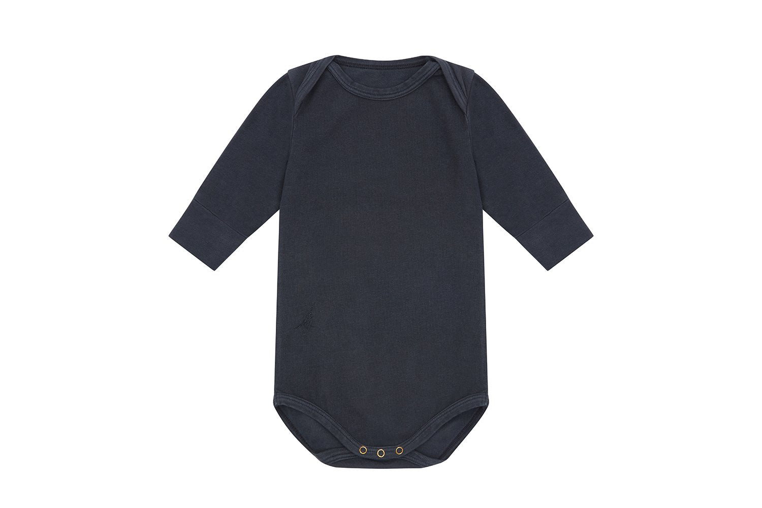 LS Organic Cotton Bodysuit | Stone Blue - Palmetto Plant Dye