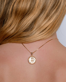 The 'I Love Jewelry' Coin Necklace | Gold